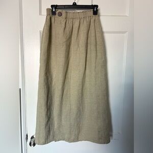 Flax Women's Maxi Linen Skirt